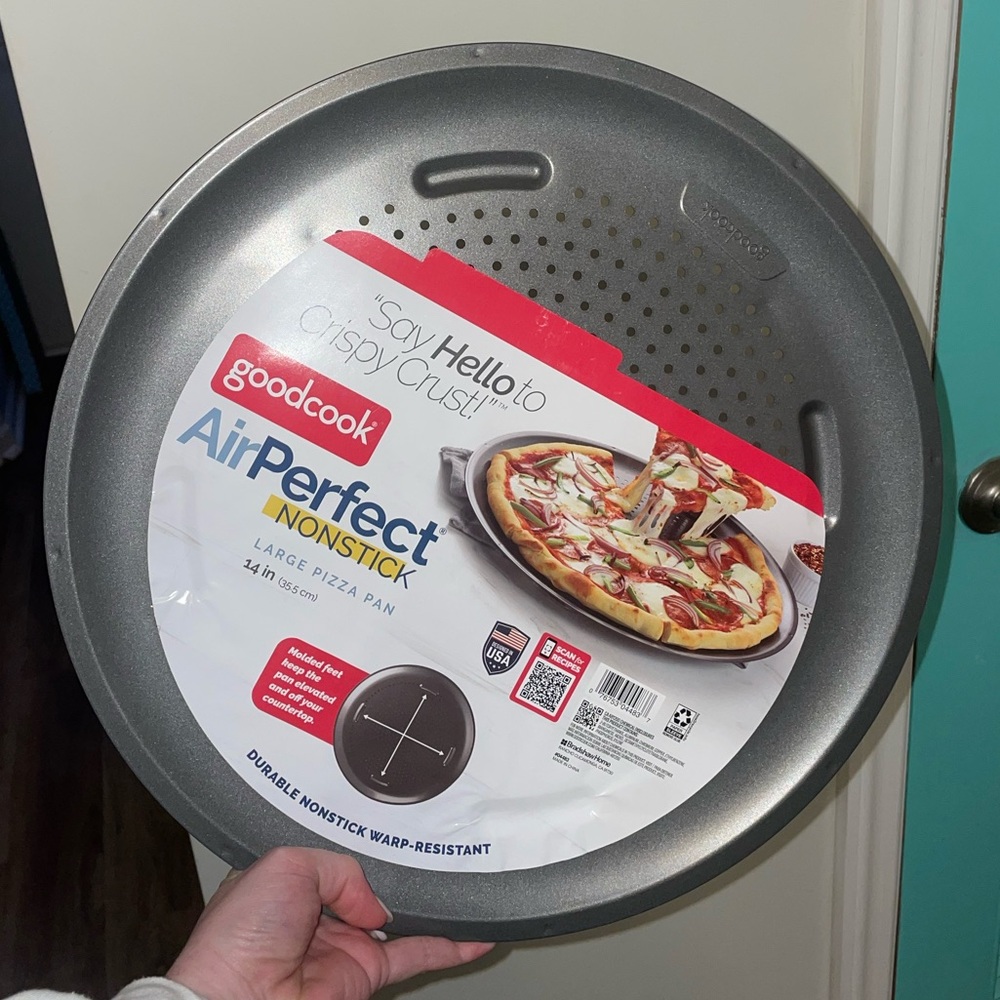 AirPerfect Nonstick Pizza Pan - Gray